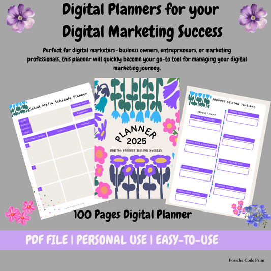 Digital Planners for Your Digital Marketing Success